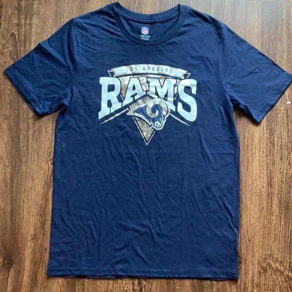 Los Angeles Rams NFL Logo T-Shirt Youth New - Picture 1 of 8